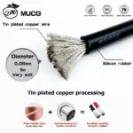 Silicone cable Electrical wires Heat-resistant Ultra soft Battery Inverter Cable Wring 4 5 6 7 8 9 10 11 12 13 14 15 16 AWG - Image 4