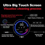 Cordless Handheld Vacuum Cleaner,27000PA,Touch Screen,Smart Dust Sensor,Auto Speed Control for Home Bed Carpet Clean - Image 2