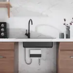 110V 220V Instant Water Heater Bathroom Kitchen Wall Mounted Electric Water Heater LCD Temperature Display with Remote Control - Image 4