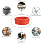 Soft Silicone Power Cable 12 14 16 18 20 22 24 26 AWG Heat Resistant Electrical Wire Red Black For Car Battery Inverter - Image 6