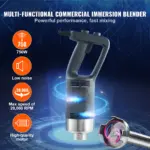 SucceBuy 16" Commercial Immersion Blender Heavy Duty Hand Mixer Multi-Purpose Portable Mixer for Soup Smoothie Puree Baby Food - Image 2