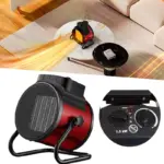 Electric Heater 3000W Thermostat Fast Heat 2000W 3 Gear Adjust Air Warmer Radiator Room Heater Overheat Protection Home Warmer