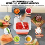 SucceBuy 16" Commercial Immersion Blender Heavy Duty Hand Mixer Multi-Purpose Portable Mixer for Soup Smoothie Puree Baby Food - Image 5