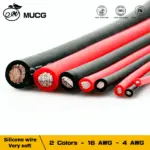 Silicone cable Electrical wires Heat-resistant Ultra soft Battery Inverter Cable Wring 4 5 6 7 8 9 10 11 12 13 14 15 16 AWG
