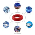 5-50M PVC Copper Wire 24 22 20 18 16 AWG Flexible RV Copper Cable Eletrical Wire For DIY Electronic Equipment Motor LED Strip - Image 6