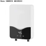 Instant Tankless Electric Water Heater 5500W High Power Hot Water Heater Dry Burn Prevention Over Temperature Protection110/220V