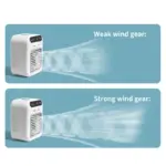 Desktop Air Cooler Personal Portable Fan with 2-Speeds Evaporative Air Cooler with 0.5L Water Tank Portable Cooler Fan for Home - Image 3