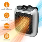 2025 New Small Upgraded Mini Space Heater | 800W Energy Saving | 3S Fast Heating for Home Office | Quiet Hot Air Blower - Image 3