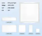 Commercial Embedded Panel Light 600X600 600X1200 300X1200 Aluminum Backlight Panel Led Panel Light - Image 5