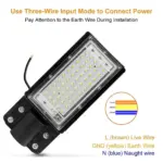 Street Lamp 25W 50W 100W 200W Flood Light LED Lighting Waterproof Lamp 220V Garden Street Lights Reflector Spotlight street - Image 4