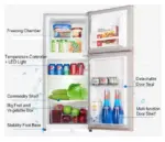 200 Liter Double Door Fridge and Freezer for Home Use - Image 2