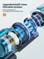 Armo V20 Handheld Vacuum Cleaner 50kPa 550W Wireless Vacuum Cleaner with LED Display - Image 3