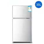 Household Small Mini Refrigerator Single Dormitory Rental Fridge Freezer Double Door Two-chamber Refrigerator Home Appliance M - Image 2