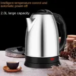 2LFood-grade Stainless Steel Electric Kettle Fast Boiling Hot Water Heater,Multi-purpose Teapot for Coffee,Beverage Daily Use EU